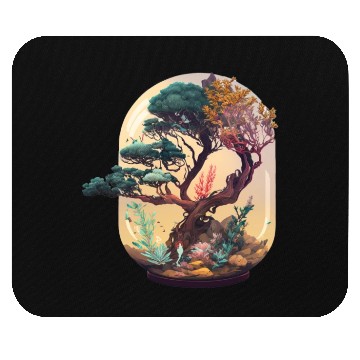 Discover Bonsai Tree Terrarium Mouse Pads