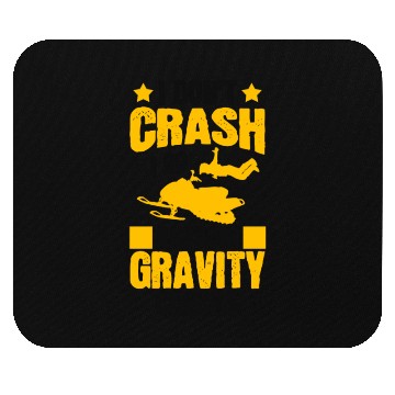 Discover I Don't Crash Snowmobile Motor Sled Snowmobiler Mouse Pads