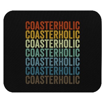 Discover Coasterholic Roller Coaster Lover Mouse Pads