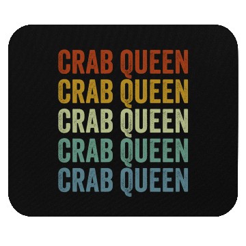 Discover Crab Queen Crab Lover Women Mouse Pads