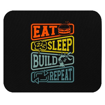 Discover Robotics Eat Sleep Build Robot Robotics Engineer Mouse Pads