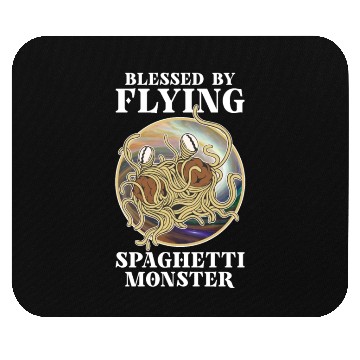Discover Atheist Atheism Flying Spaghetti Pastafarianism Mouse Pads