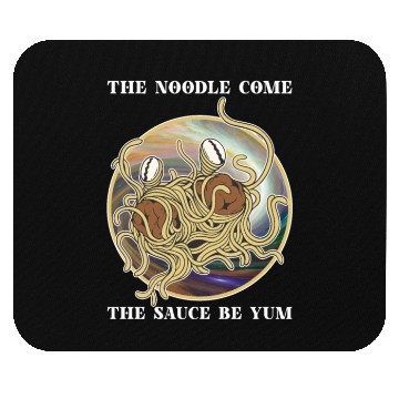 Discover Atheist Atheism Flying Spaghetti Pastafarianism Mouse Pads