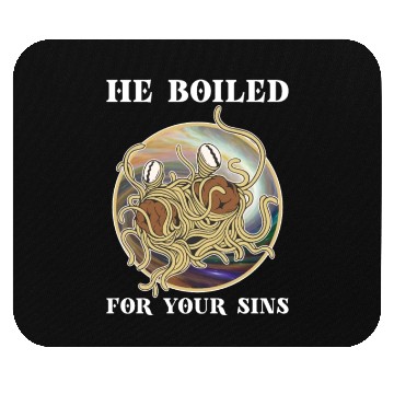 Discover Atheist Atheism Flying Spaghetti Pastafarianism Mouse Pads