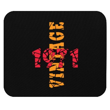 Discover Awesome Since 1971 Birthday Mouse Pads