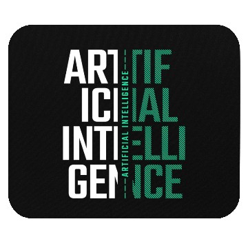 Discover AI Artificial Intelligence Futuristic Nerd Gift Mouse Pads