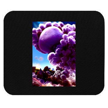 Discover Above the clouds, A purple landscape Mouse Pads