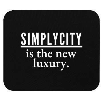 Discover Simplicity is the new luxury minimalistic design Mouse Pads