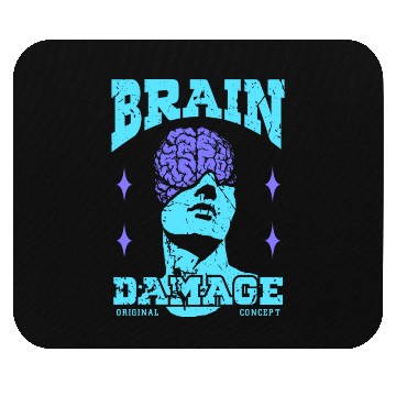 Discover Brain Damage Streetwear Mouse Pads