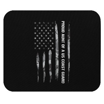 Discover Proud Aunt Of A Us Coast Guard Mouse Pads