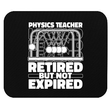 Discover Physics Physicist Retired Mouse Pads