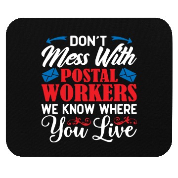 Discover Postal Worker, postal worker, mailman, postman Mouse Pads