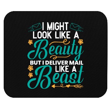 Discover Postal Worker, postal worker, mailman, postman Mouse Pads