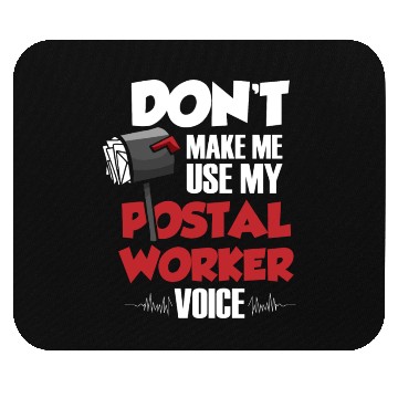 Discover Postal Worker, postal worker, mailman, postman Mouse Pads