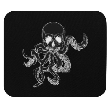 Discover Human Skull With Tentacles Mouse Pads