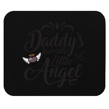 Discover Daddys Favorite Little Angel Mouse Pads