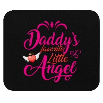 Discover Daddys Favorite Little Angel Mouse Pads