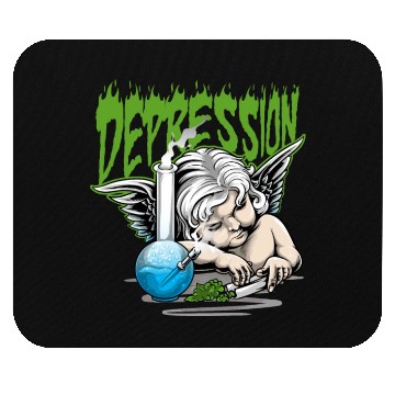 Discover Depression Angel Mouse Pads