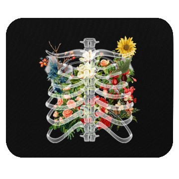 Discover Flower Skeleton Streetwear Mouse Pads