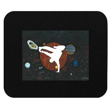 Discover Breakdancing in space by Yeshaya Dank Mouse Pads