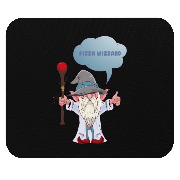 Discover Cheer for the Wizard - Pizza Wizzard Mouse Pads