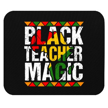 Discover Black Teacher Magic Mouse Pads Melanin Pride Black