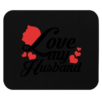 Discover I love my husband Mouse Pads