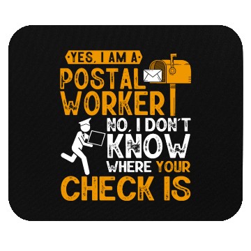 Discover Postal Worker, Post Man Mouse Pads