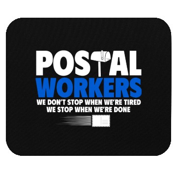 Discover Postal Worker, Post Man Mouse Pads