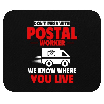 Discover Postal Worker, Post Man Mouse Pads