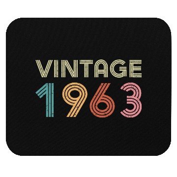 Discover 60th Birthday - Vintage 1963 Mouse Pads