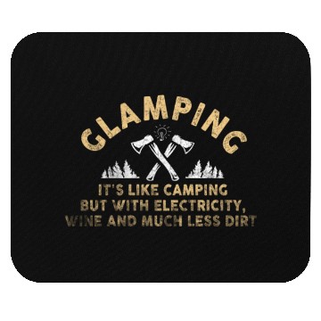 Discover Glamping Definition Glamper Its Like Camping Spark Mouse Pads