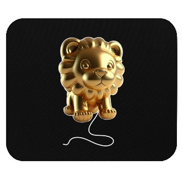 Discover Lion Gold Balloon Mouse Pads