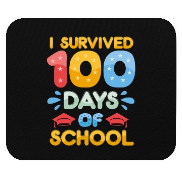 Discover i survived 100 days of school Mouse Pads