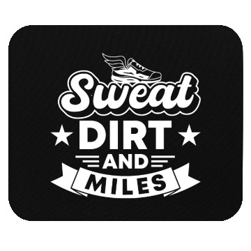 Discover running cross Mouse Pads