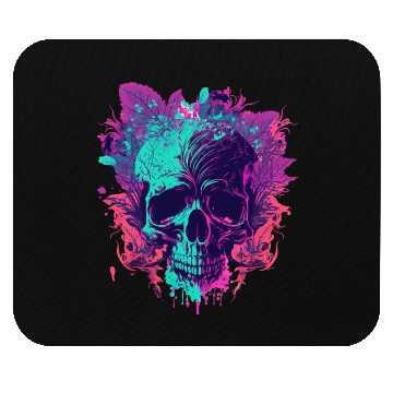 Discover skull 1 Mouse Pads