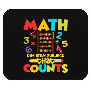 Discover Math Is The Only Subject That Counts Education Mat Mouse Pads