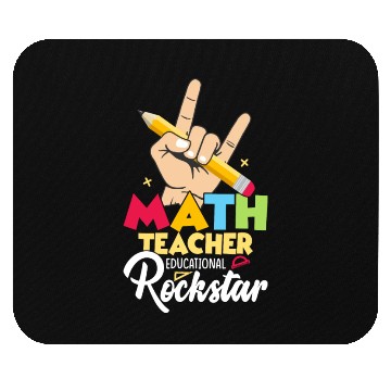 Discover Math Teacher Educational Rockstar School Education Mouse Pads