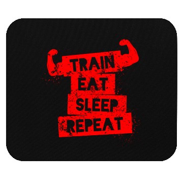 Discover Train Eat Sleep Mouse Pads