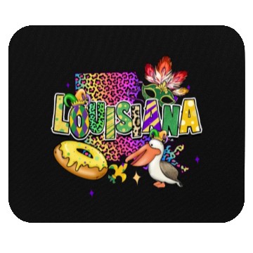 Discover New Orleans Men Women Louisiana Mardi Gras Outfit Mouse Pads