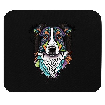 Discover Border Collie Fantasy Dog Mouse Pads