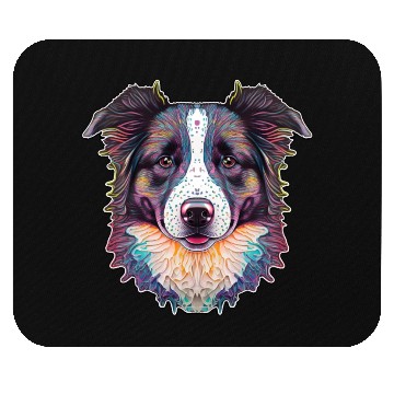 Discover Border Collie Fantasy Dog Mouse Pads
