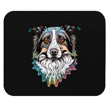 Discover Border Collie Fantasy Dog Mouse Pads
