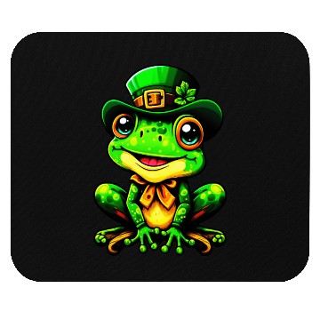 Discover The Magical St. Patrick's Day Frog Mouse Pads