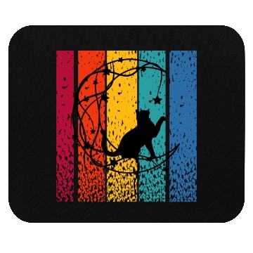 Discover Cat Retro Creative Mouse Pads