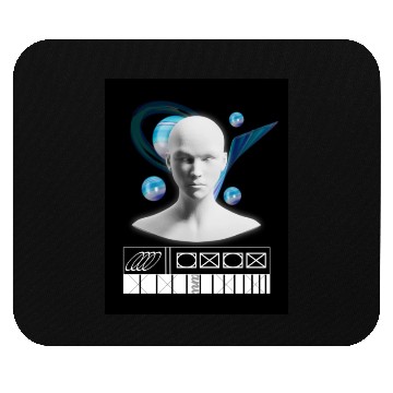 Discover Robot 3D Mouse Pads