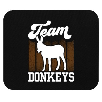 Discover Team Donkeys Farm Animal Donkey Lover Mouse Pads