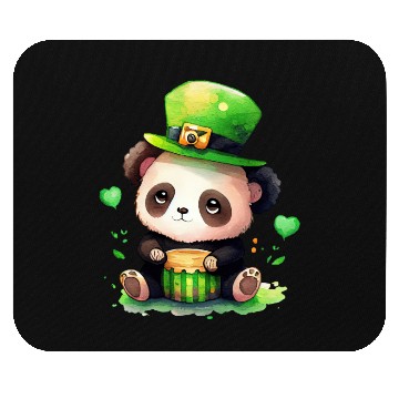 Discover St Patrick's Day Irish Funny Panda Saint Patrick Mouse Pads