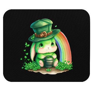 Discover St Patrick's Day Irish Funny Rabbit Saint Patrick Mouse Pads