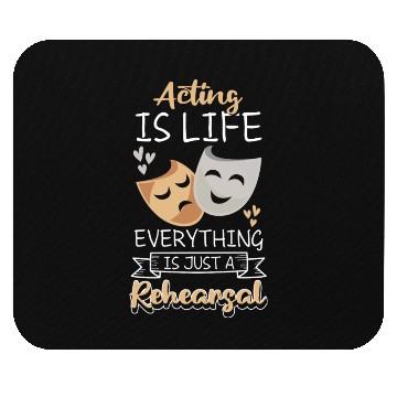 Discover Actress Rehearsal Singer Drama Club Mouse Pads